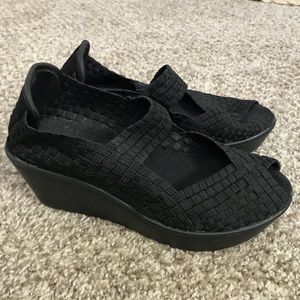Steven Wedges Black size 6